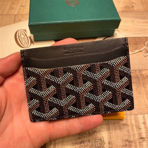 saint-sulpice card wallet goyard|goyard card holder price.